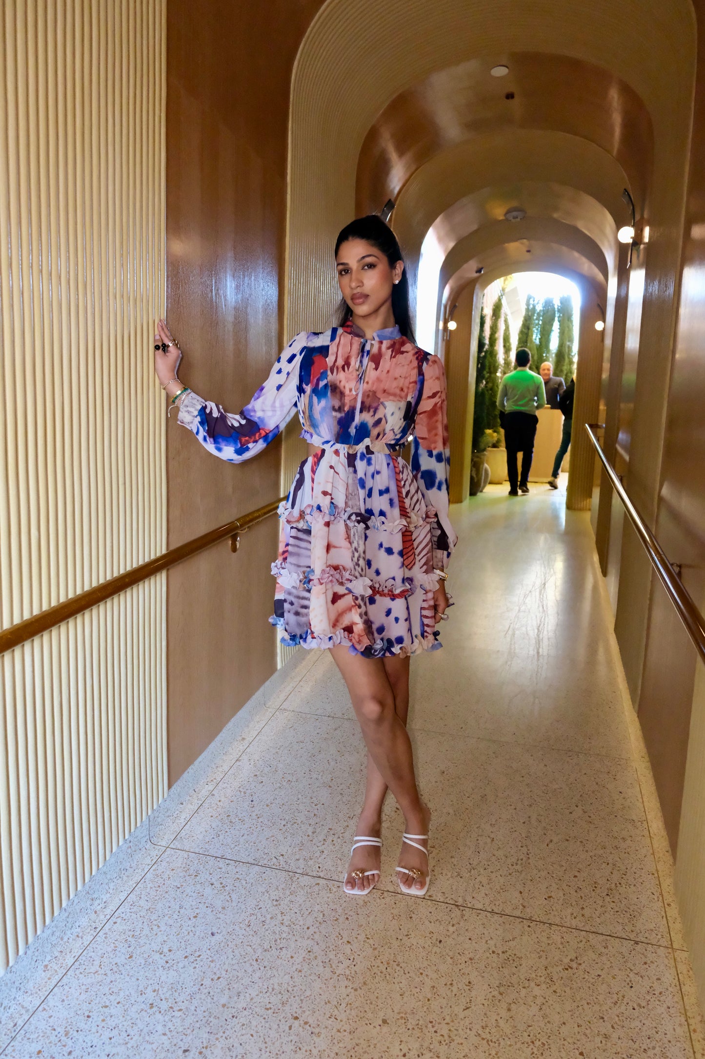 GEENA SINGH In Pleats & Palettes