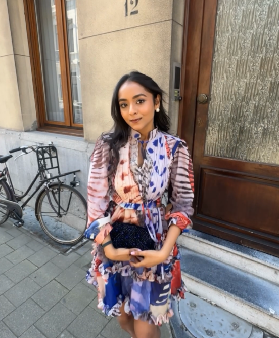 BRINDA PATEL In Pleats & Palettes