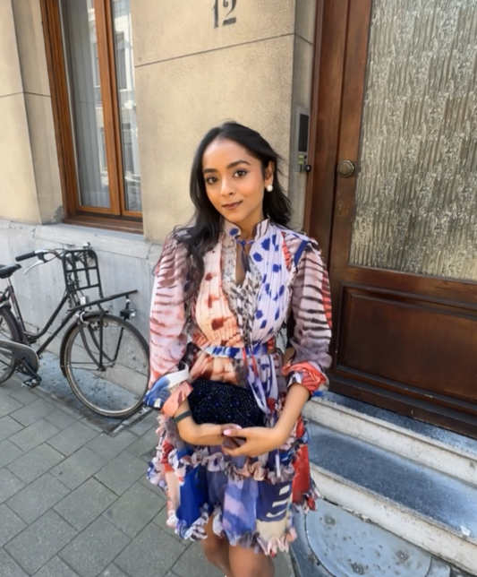 BRINDA PATEL In Pleats & Palettes