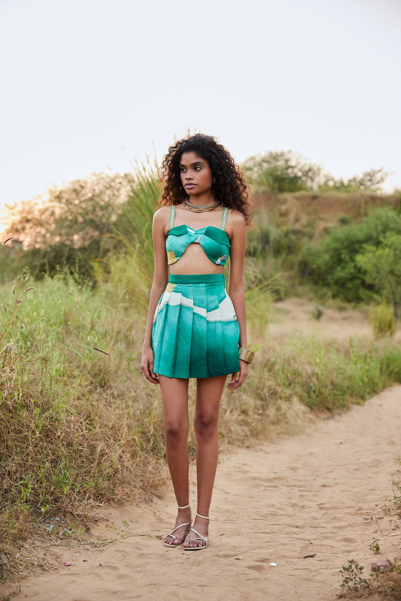 Tidal Teal (Skirt)